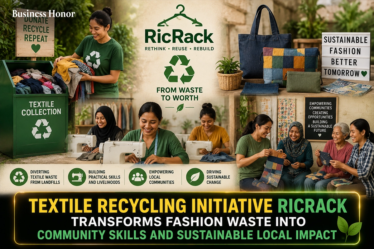 Textile recycling initiative RicRack transforms fashion waste into community skills and sustainable local impact